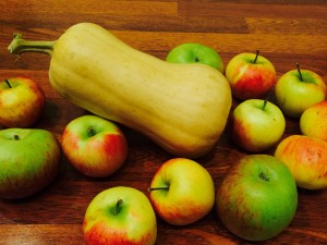 dynia i jabłka